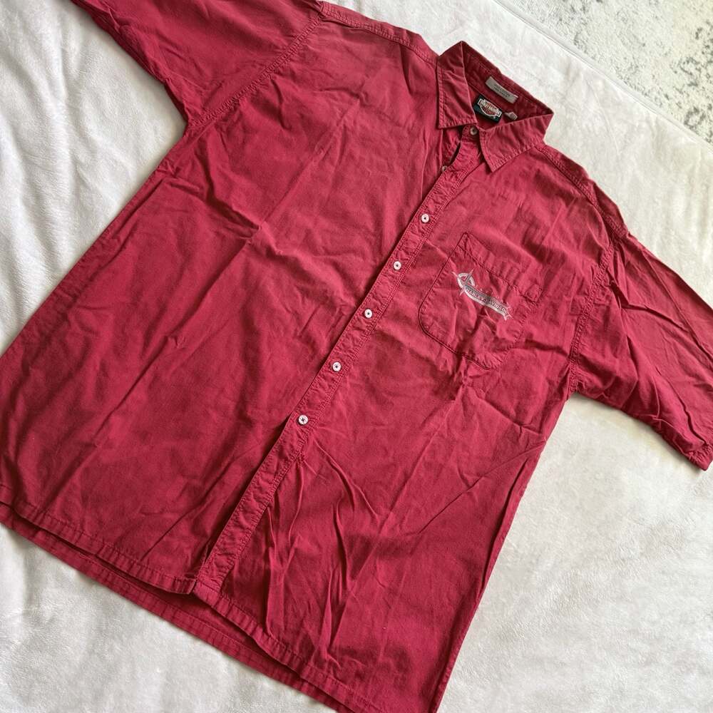 Vintage Harley-Davidson Daytona Short Sleeve Button Down Shirt Size 16-16.5